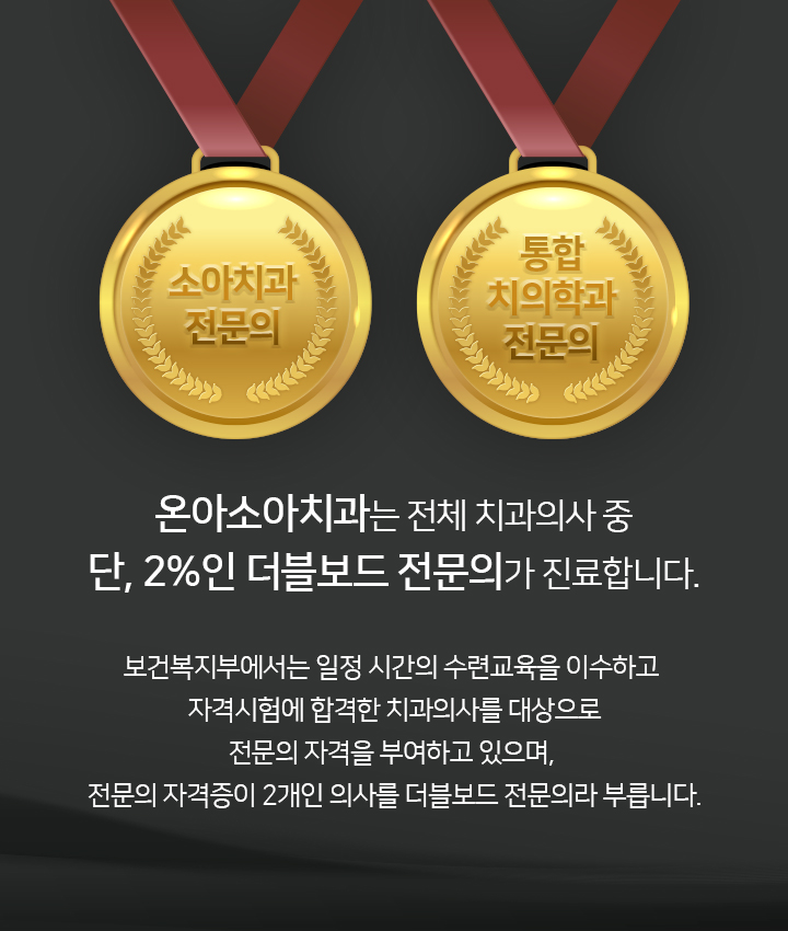2% 더블보드 전문의